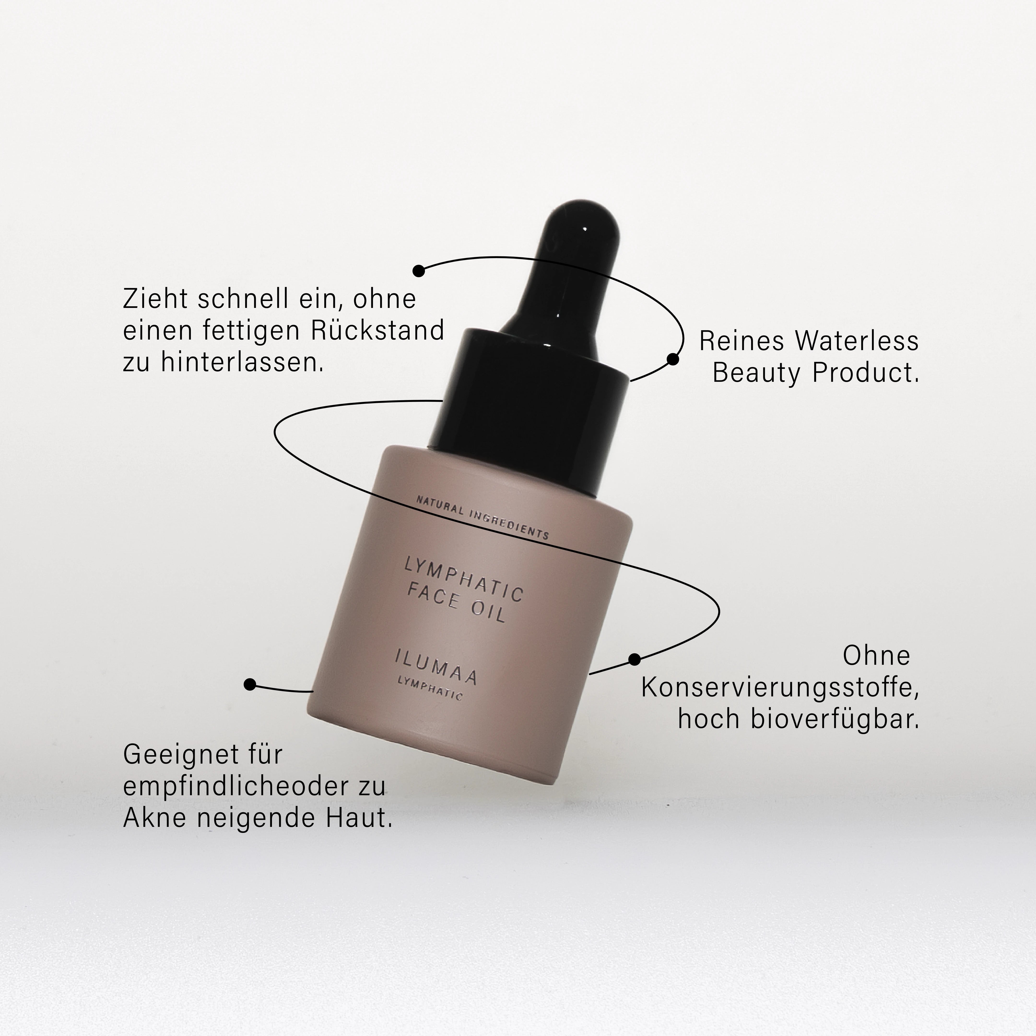ILUMAA Lymphatic Face Oil – Gesichtsöl für Lymphdrainage & Hautklärung